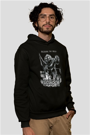 BioShock Siyah Unisex Hoodie