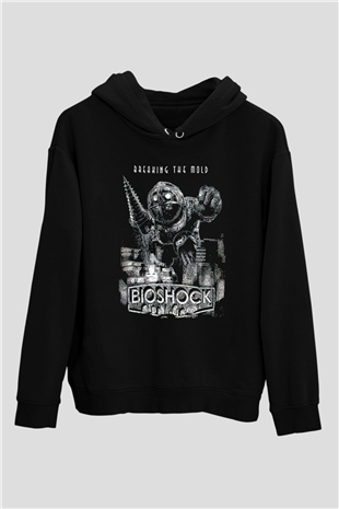 BioShock Siyah Unisex Hoodie