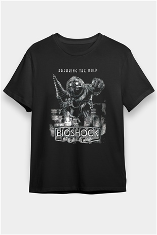 BioShock Siyah Unisex Tişört T-Shirt