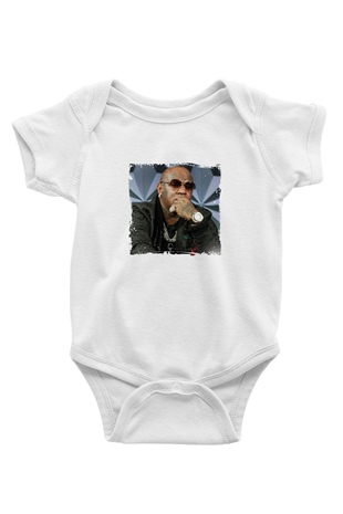 Birdman Baskılı Unisex Beyaz Bebek Body - Zıbın