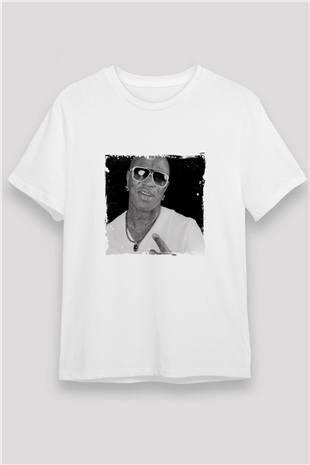 Birdman Baskılı Unisex Beyaz Tişört