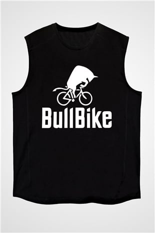 Bisiklet Siyah Unisex Kolsuz Tişört