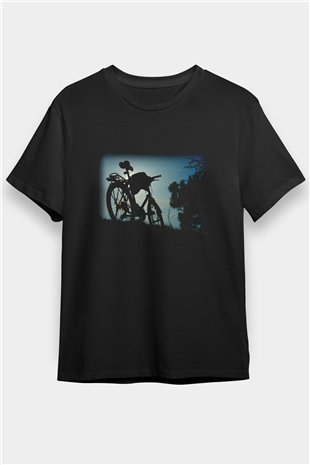 Bisiklet Siyah Unisex Tişört T-Shirt - TişörtFabrikası
