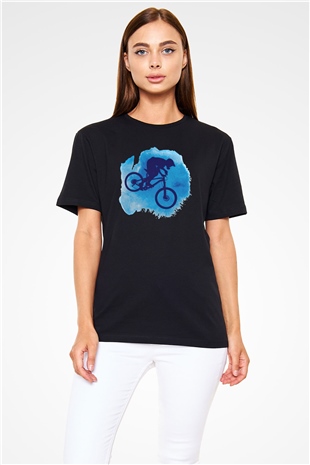 Bisiklet Siyah Unisex Tişört T-Shirt - TişörtFabrikası