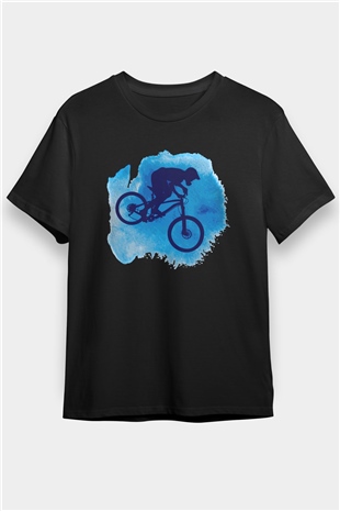 Bisiklet Siyah Unisex Tişört T-Shirt - TişörtFabrikası