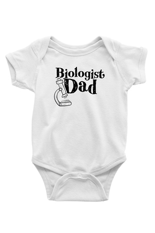 Biyolog Beyaz Bebek Body - Zıbın
