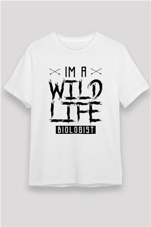 Biyolog Beyaz Unisex Tişört T-Shirt - TişörtFabrikası