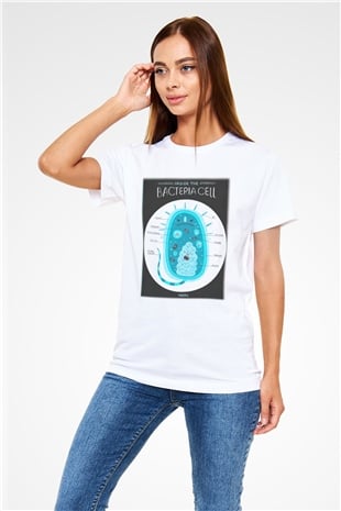 Biyolog Beyaz Unisex Tişört T-Shirt - TişörtFabrikası