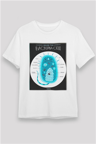 Biyolog Beyaz Unisex Tişört T-Shirt - TişörtFabrikası