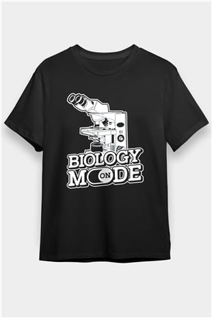 Biyolog Siyah Unisex Tişört T-Shirt - TişörtFabrikası
