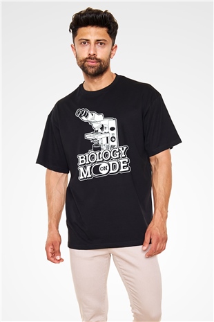 Biyolog Siyah Oversize Tişört Oversize T-shirt - TişörtFabrikası