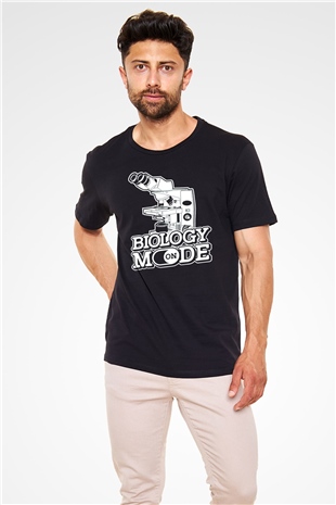 Biyolog Siyah Unisex Tişört T-Shirt - TişörtFabrikası