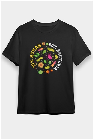 Biyolog Siyah Unisex Tişört T-Shirt - TişörtFabrikası
