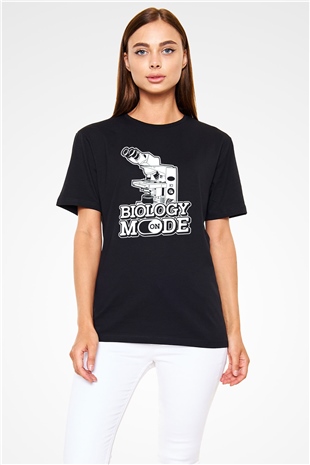 Biyolog Siyah Unisex Tişört T-Shirt - TişörtFabrikası