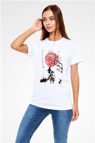 Black Clover Unisex Baskılı Beyaz Tişört - Tshirt