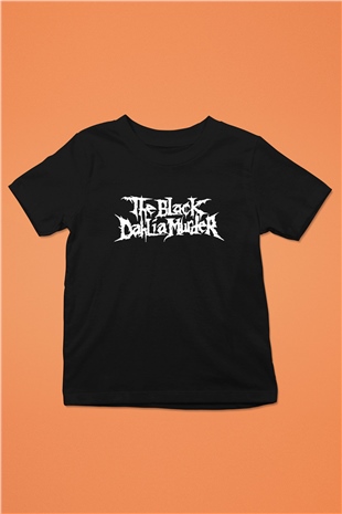 Black Dahlia Murder Baskılı Siyah Unisex Çocuk Tişört