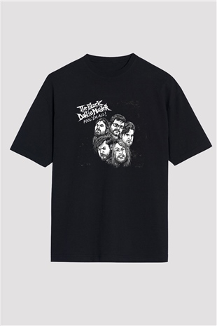 Black Dahlia Murder Baskılı Unisex Siyah Oversize Tişört