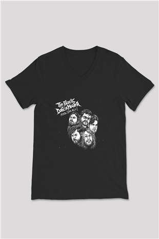 Black Dahlia Murder Baskılı Unisex Siyah V Yaka Tişört
