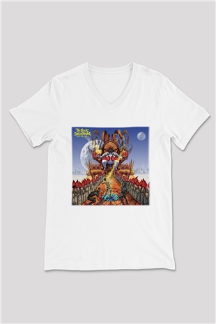 Black Dahlia Murder Beyaz Unisex V Yaka Tişört