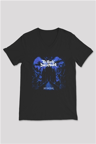 Black Dahlia Murder Siyah Unisex V Yaka Tişört T-Shirt