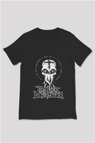 Black Dahlia Murder Siyah Unisex V Yaka Tişört