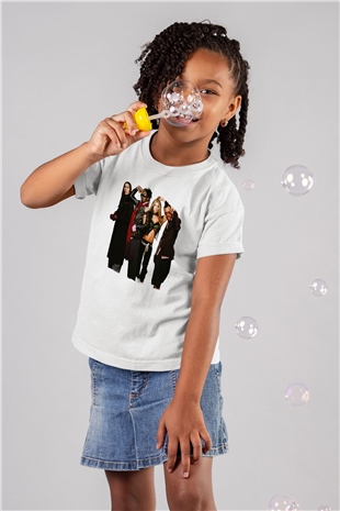 Black Eyed Peas Beyaz Unisex Çocuk Tişört