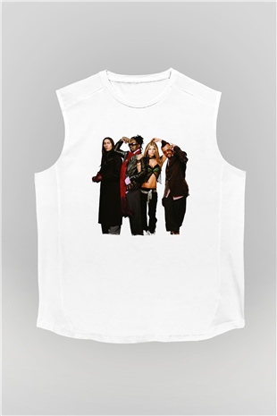 Black Eyed Peas Beyaz Unisex Kolsuz Tişört