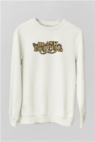 Black Eyed Peas Beyaz Unisex Sweatshirt