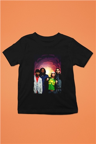 Black Eyed Peas Siyah Unisex Çocuk Tişört
