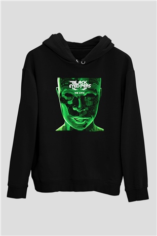Black Eyed Peas Siyah Unisex Hoodie