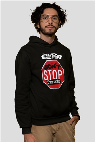Black Eyed Peas Siyah Unisex Hoodie