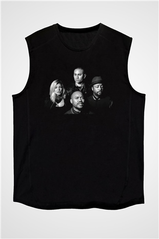 Black Eyed Peas Siyah Unisex Kolsuz Tişört