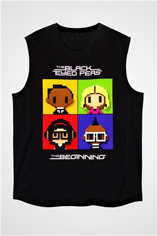 Black Eyed Peas Siyah Unisex Kolsuz Tişört