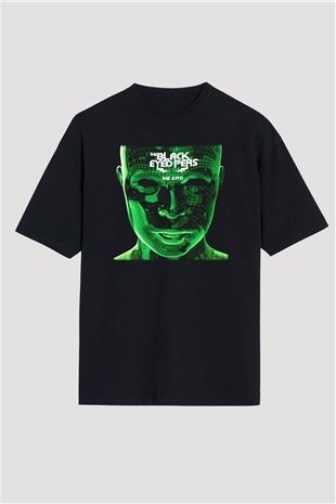 Black Eyed Peas Siyah Unisex Oversize Tişört T-Shirt