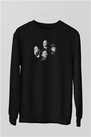 Black Eyed Peas Siyah Unisex Sweatshirt