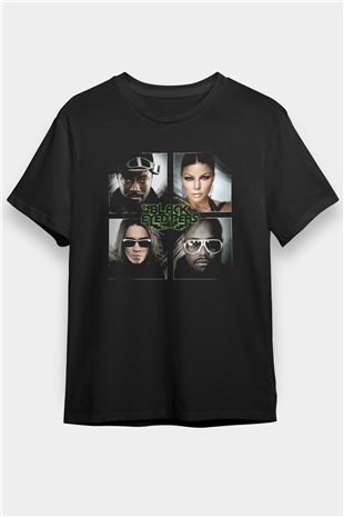 Black Eyed Peas Siyah Unisex Tişört T-Shirt - TişörtFabrikası