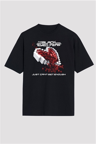 Black Eyed Peas Siyah Oversize Tişört Oversize T-shirt - TişörtFabrikası