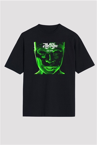 Black Eyed Peas Siyah Oversize Tişört Oversize T-shirt - TişörtFabrikası