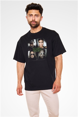 Black Eyed Peas Siyah Oversize Tişört Oversize T-shirt - TişörtFabrikası