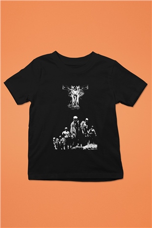 Black Label Society Baskılı Siyah Unisex Çocuk Tişört