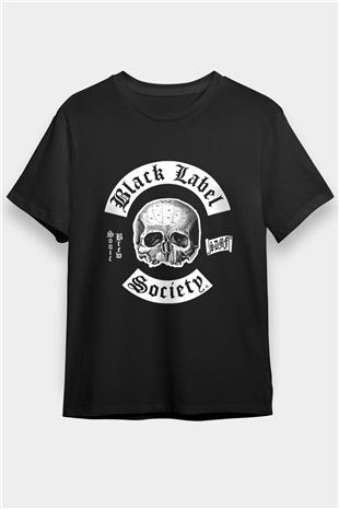 Black Label Society Baskılı Unisex Siyah Tişört