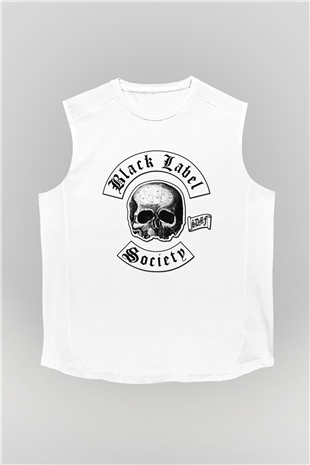 Black Label Society Beyaz Unisex Kolsuz Tişört