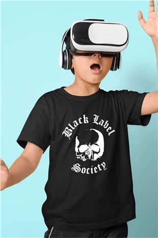 Black Label Society Siyah Unisex Çocuk Tişört