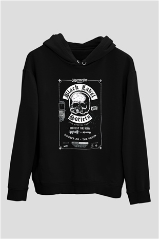 Black Label Society Siyah Unisex Hoodie