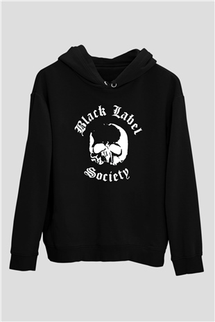 Black Label Society Siyah Unisex Kapüşonlu Sweatshirt