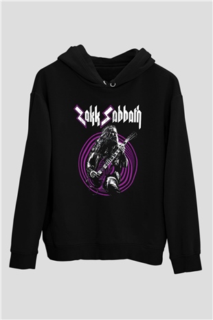 Black Label Society Siyah Unisex Kapüşonlu Sweatshirt