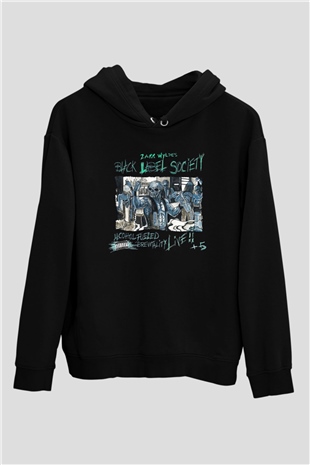 Black Label Society Siyah Unisex Kapüşonlu Sweatshirt