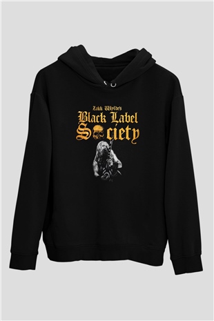 Black Label Society Siyah Unisex Kapüşonlu Sweatshirt