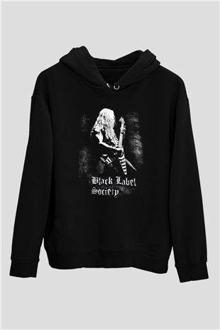 Black Label Society Siyah Unisex Kapüşonlu Sweatshirt