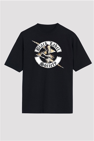 Black Label Society Siyah Unisex Oversize Tişört T-Shirt